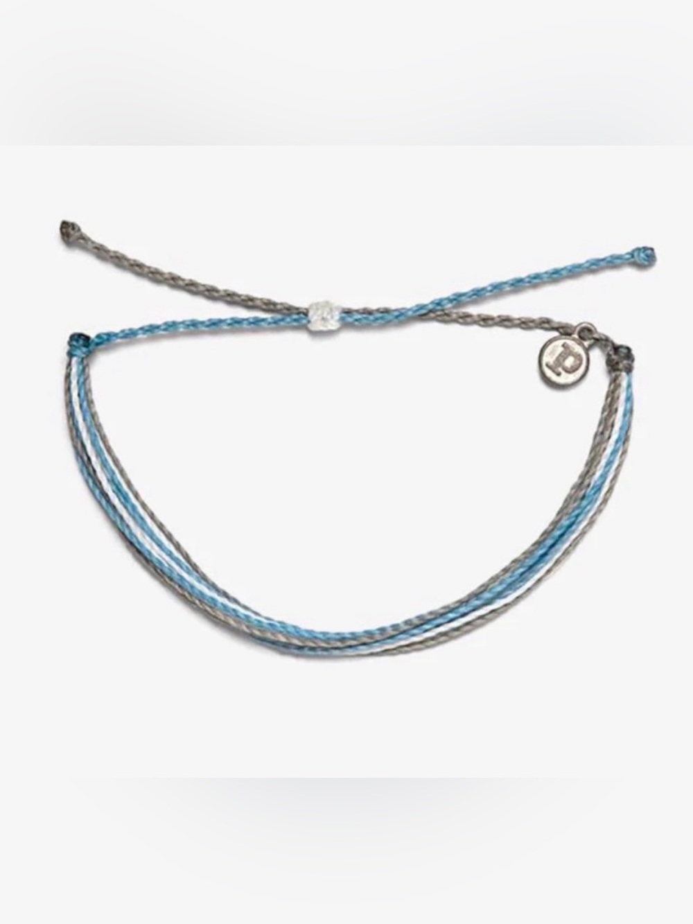 PURA VIDA Shark Tank Blue, Gray & White Original Bracelet